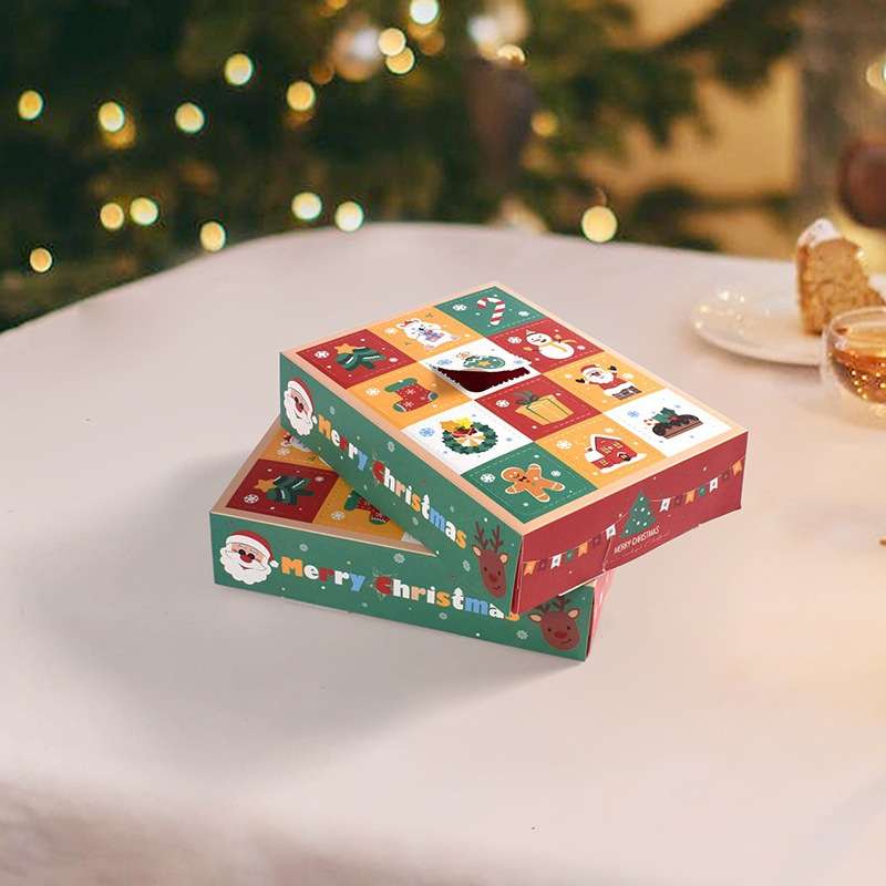 

5Pcs Blind Box Natal sekat 12 buat Permen Gift Kado Cookies - Xmas Blind Box - Christmas Fun Poke Gift