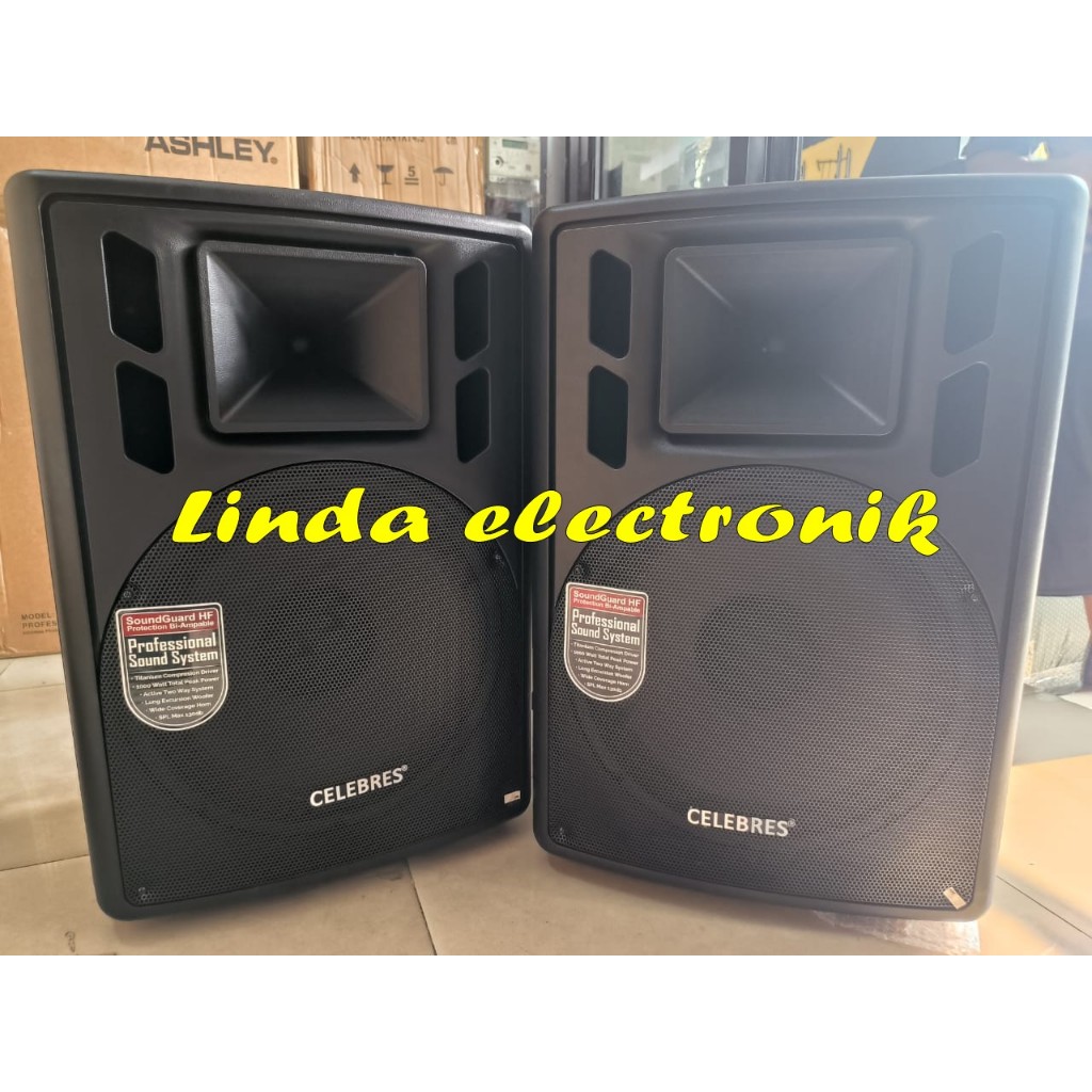 speaker aktif aktif celebress 15-d kbm 15 inch 2 bh 1000 watt original