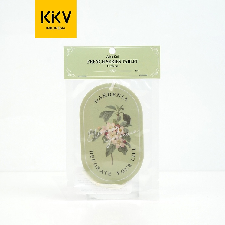 Cek Disini KKV  Alba Sol French Series Fragrance Pewangi Ruangan Gantung Cotton Pads