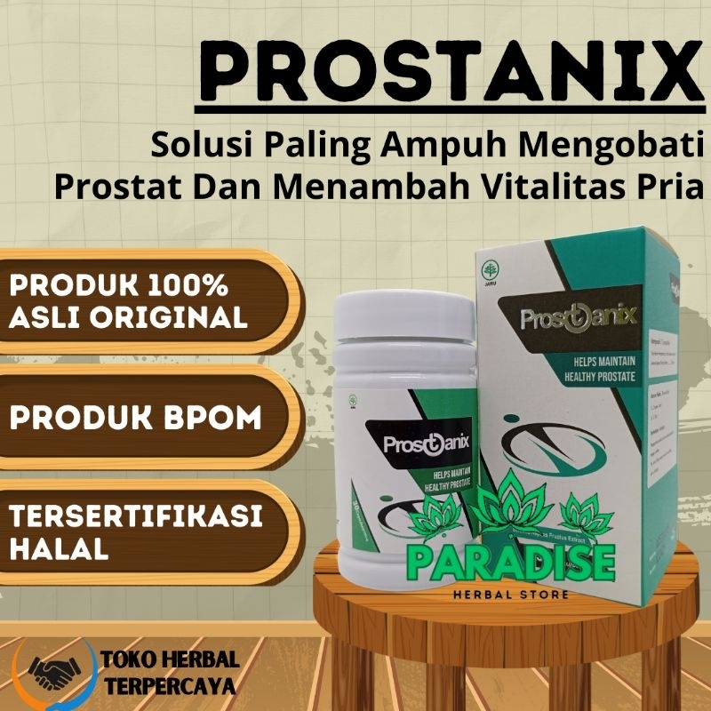 PROSTANIX ASLI ORIGINAL OBAT PROSTAT HERBAL AMPUH SOLUSI CEPAT MENGOBATI PROSTAT SECARA ALAMI RESMI 