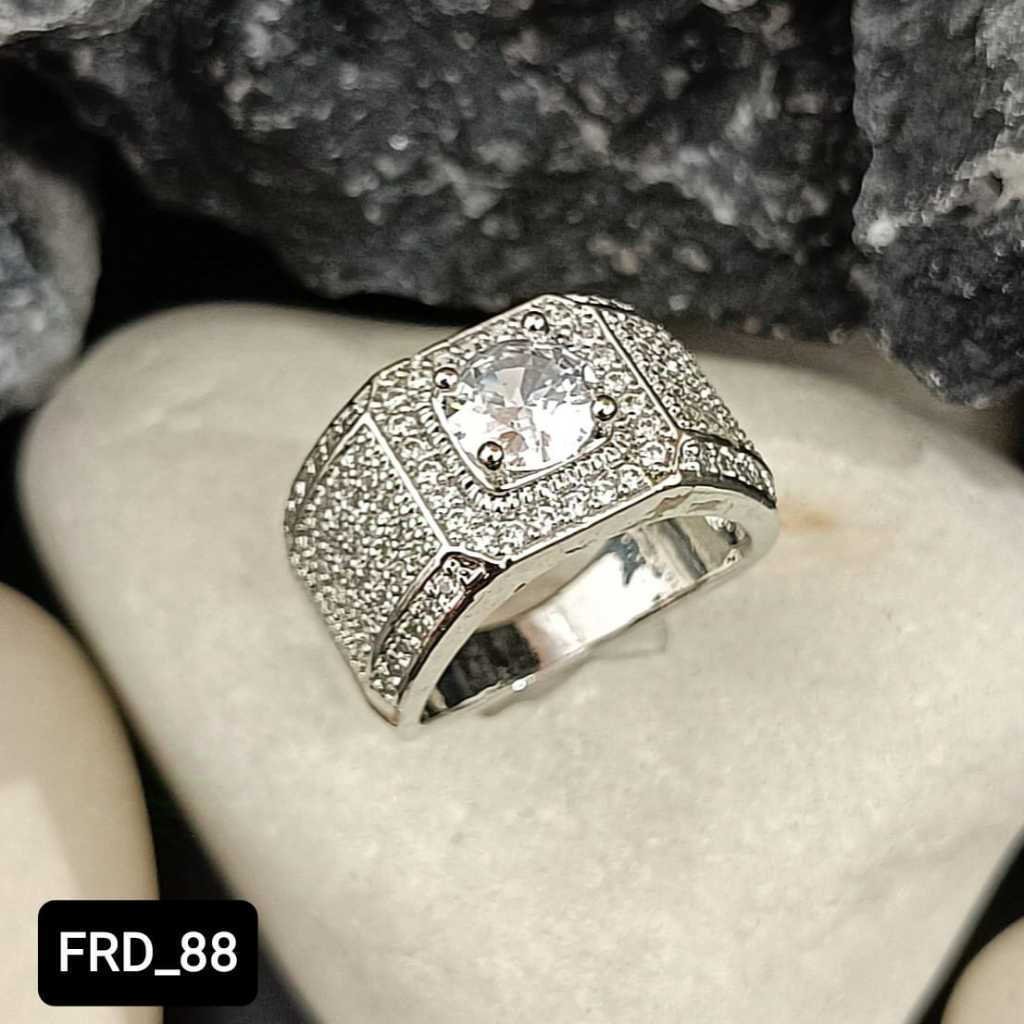 CINCIN BATU PRIA MODEL BATU PERMATA