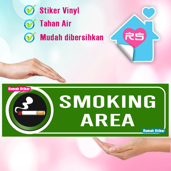 

Stiker Smoking Area - jagalah kesehatan