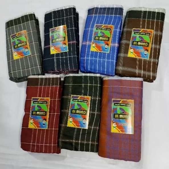 Sarung anak dongala kotak premium warna full