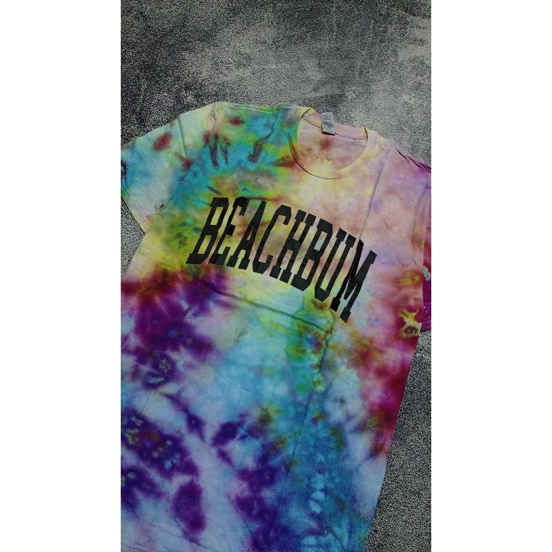 Kaos Gildan Tie Dye Beach Bum Second