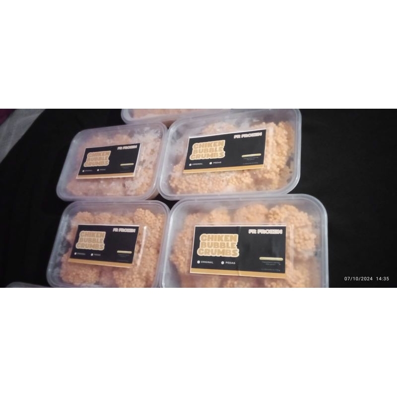 

Chicken bubble crumbs