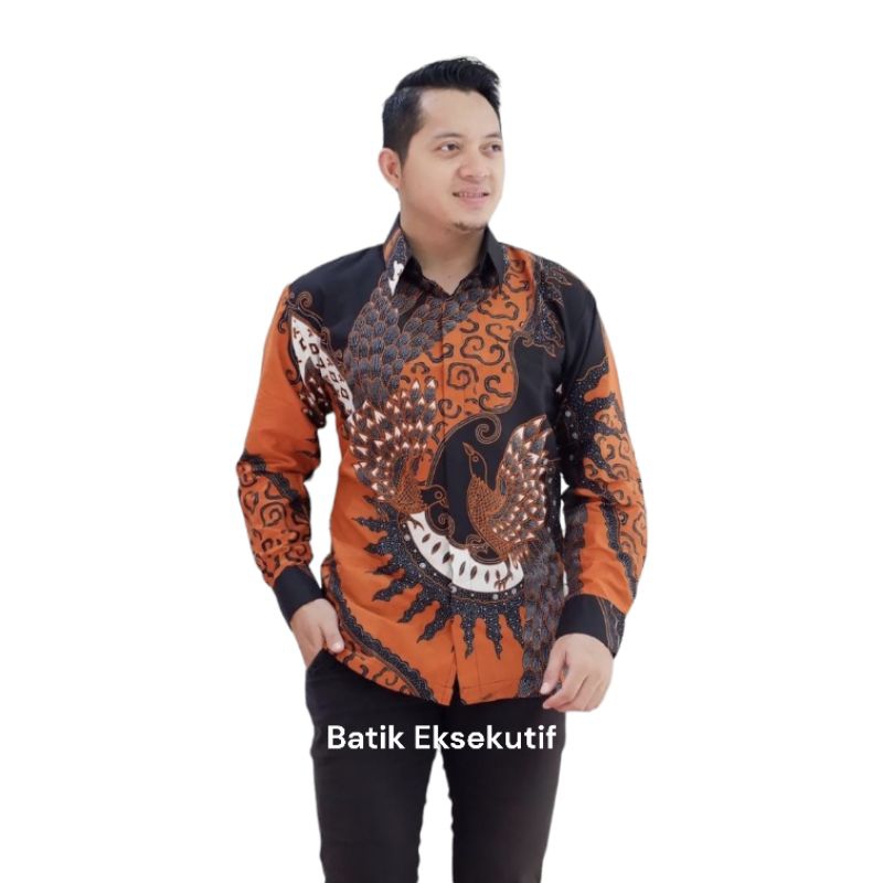 Batik Pria Modern Baju Batik Pria Lengan Panjang Slim Fit Baju Batik Slimfit Pria Premium Baju Serag