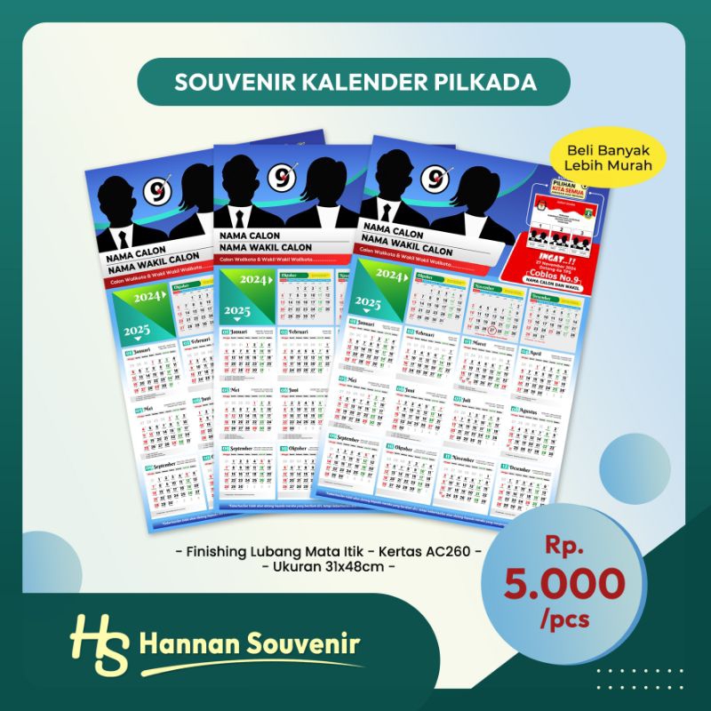 

Cetak Kalender Pilkada, Cetak Banyak Lebih Murah