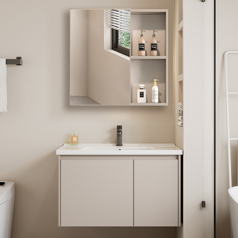 Aluminium kamar mandi keramik wastafel wastafel terintegrasi wastafel kamar mandi kombinasi kamar ma