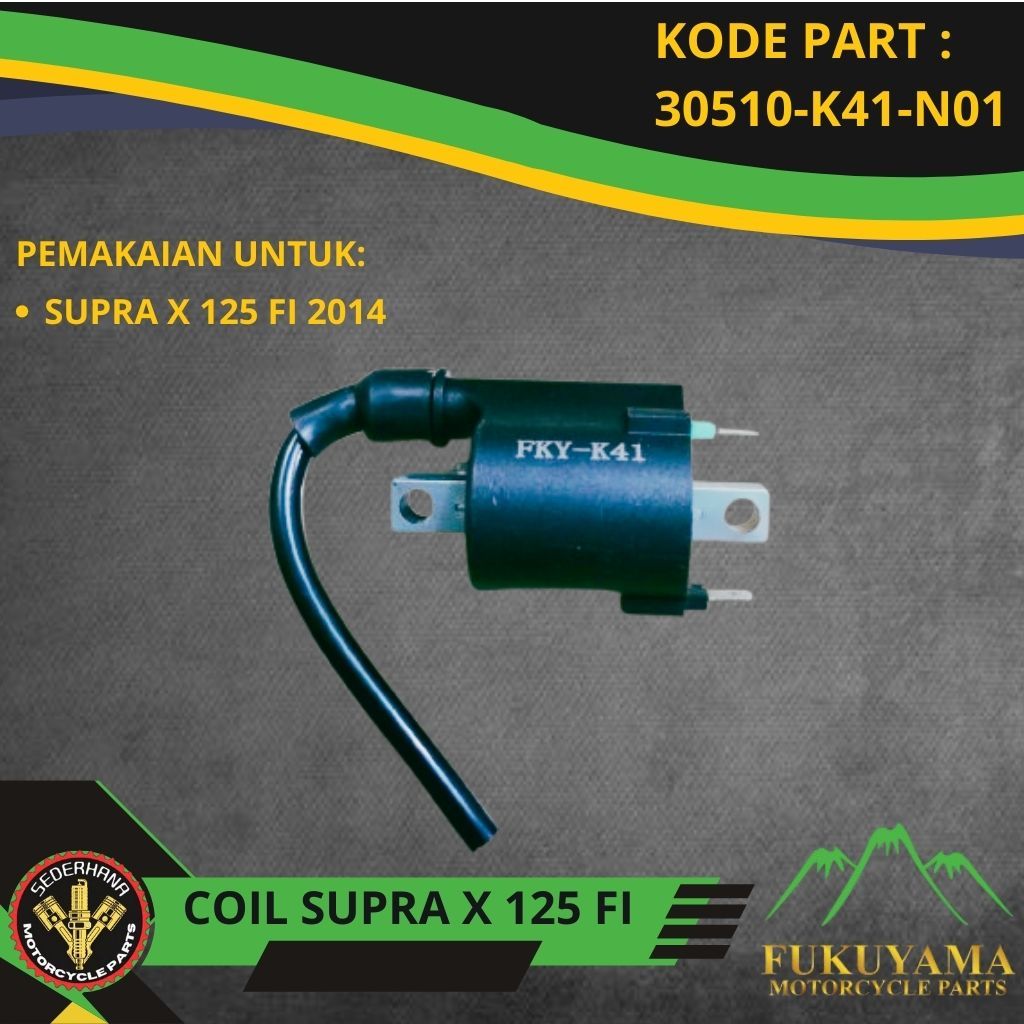KOIL COIL SUPRA X 125 FI INJECTION INJEKSI 2014 FUKUYAMA