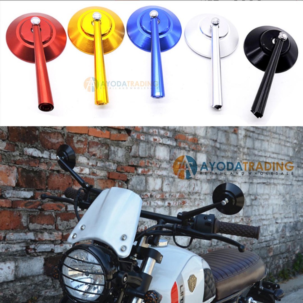 Spion Motor Rizoma Bulat Kecil Warna