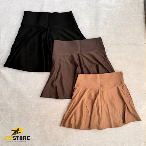 ROK PENDEK ROK OLAHRAGA WANITA ROK GOLF TENIS LARI BADMINTON SEPEDA FITNESS SENAM NK2027 IMPORT