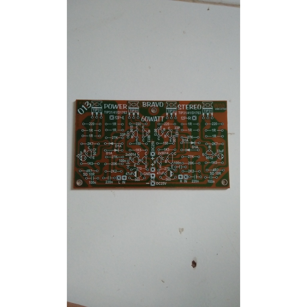 PCB Power Stereo 60 Watt Bravo