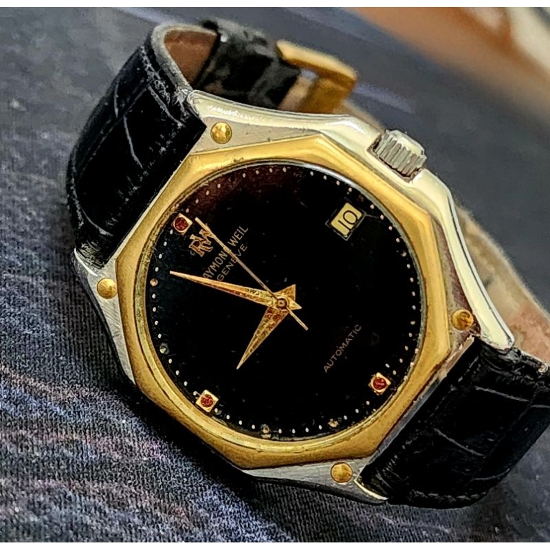 Jam tangan Branded Vintage RAYMOND WEIL AUTOMATIC OCTAGON ORIGINAL