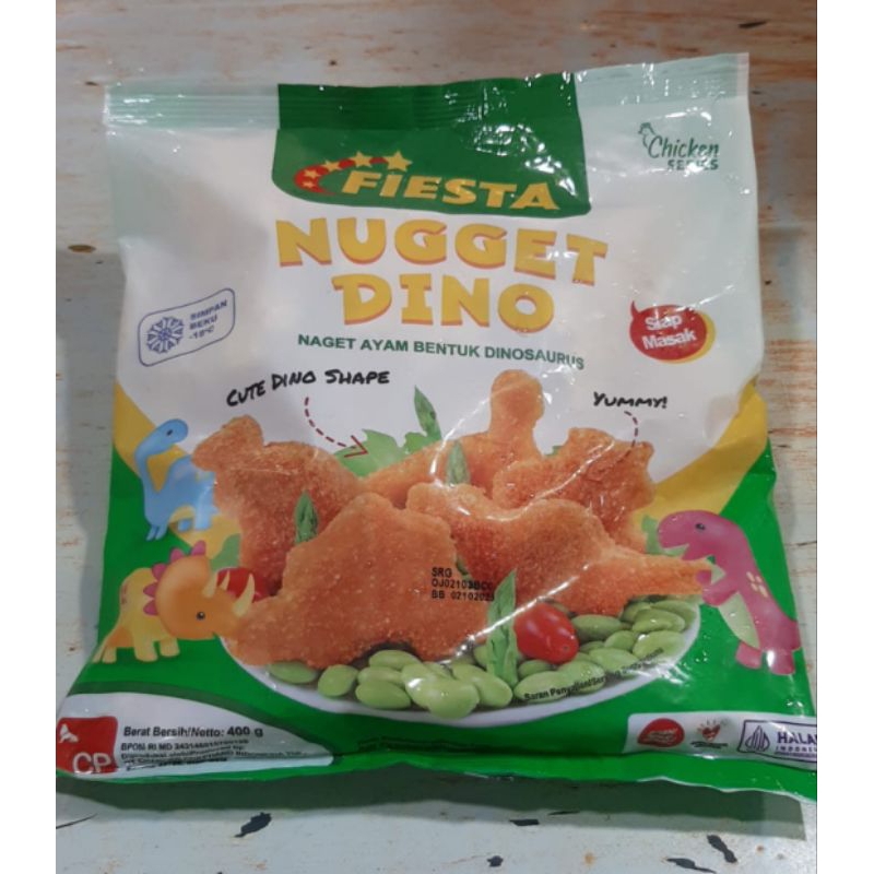 

Fiesta Chicken Nugget Dino 400g