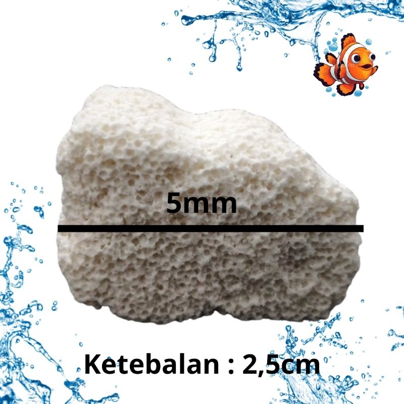 SUPER BIO MAGIC ROCK 250GR MEDIA FILTER PENJERNIH AIR KOLAM AQUARIUM