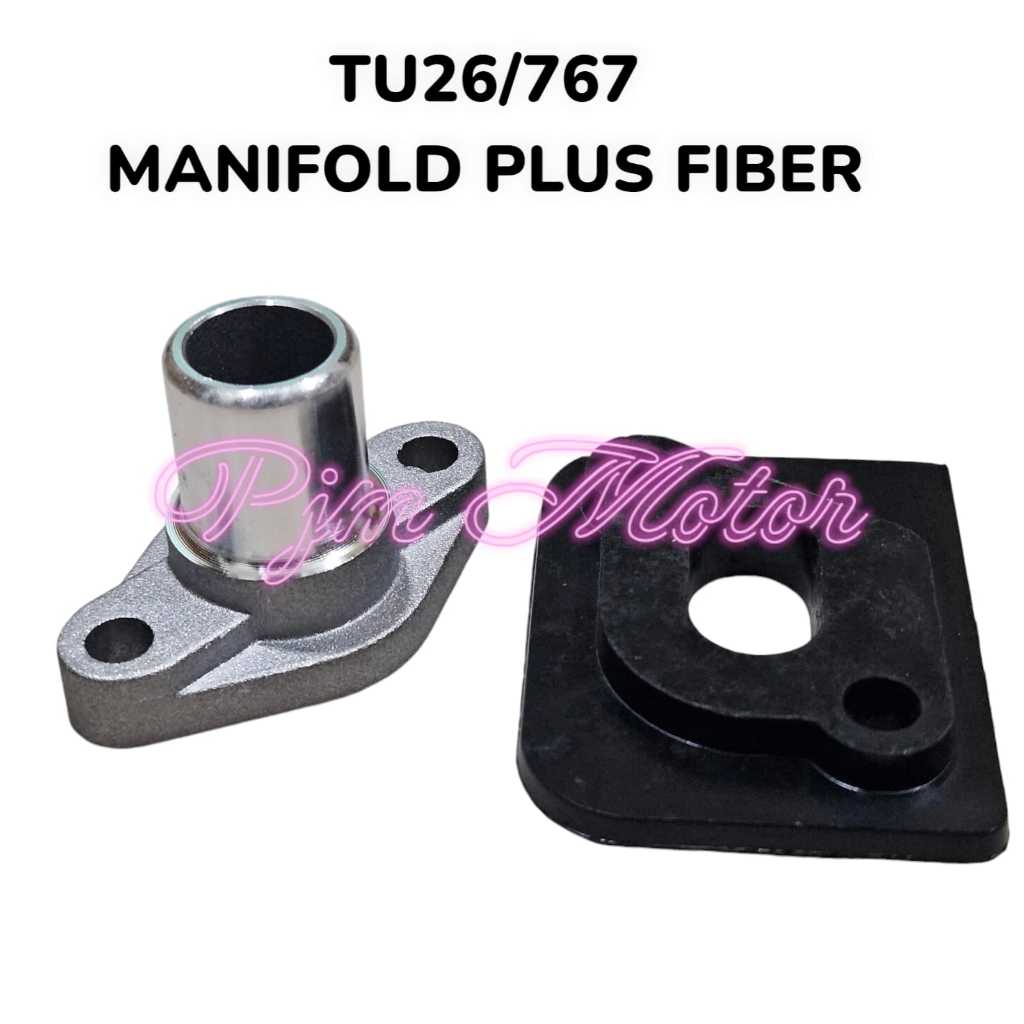 TU26 Inlet manifold PLUS Elbo Carburator Karburator Mesin Semprot Hama Tu26 777 767