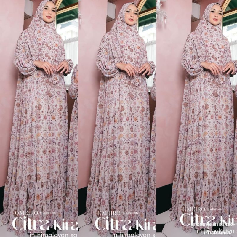 Gamis  Elda Roseline by Omeiro Gamis Elda Gamis Nusantara Malang Gamis Citra Kirana series by Omeiro