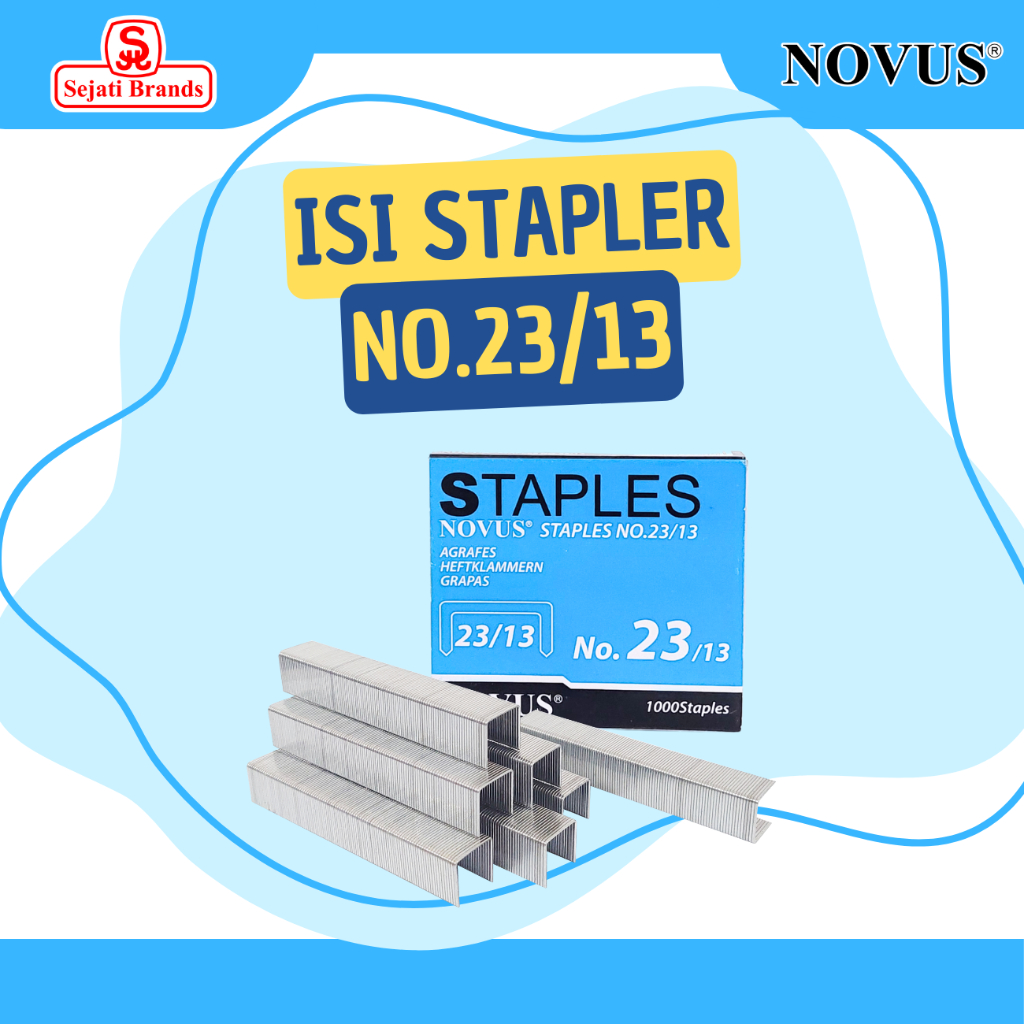 

Novus isi stapler 23/13 - Staples 13 mm