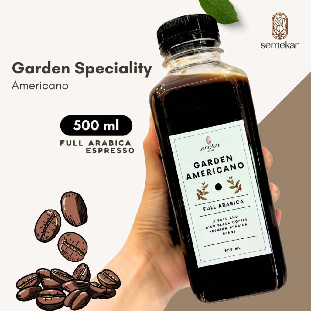 

Semekar Coffee - Garden Specialty Americano 1 Liter / 500ml