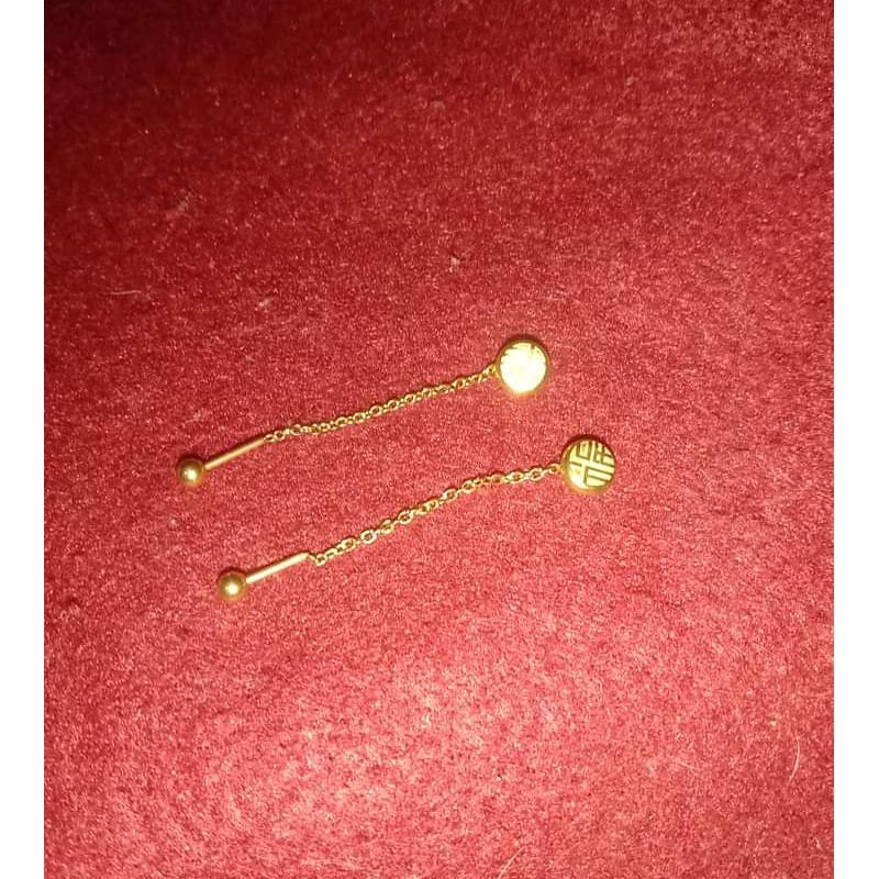 anting panjang titanium