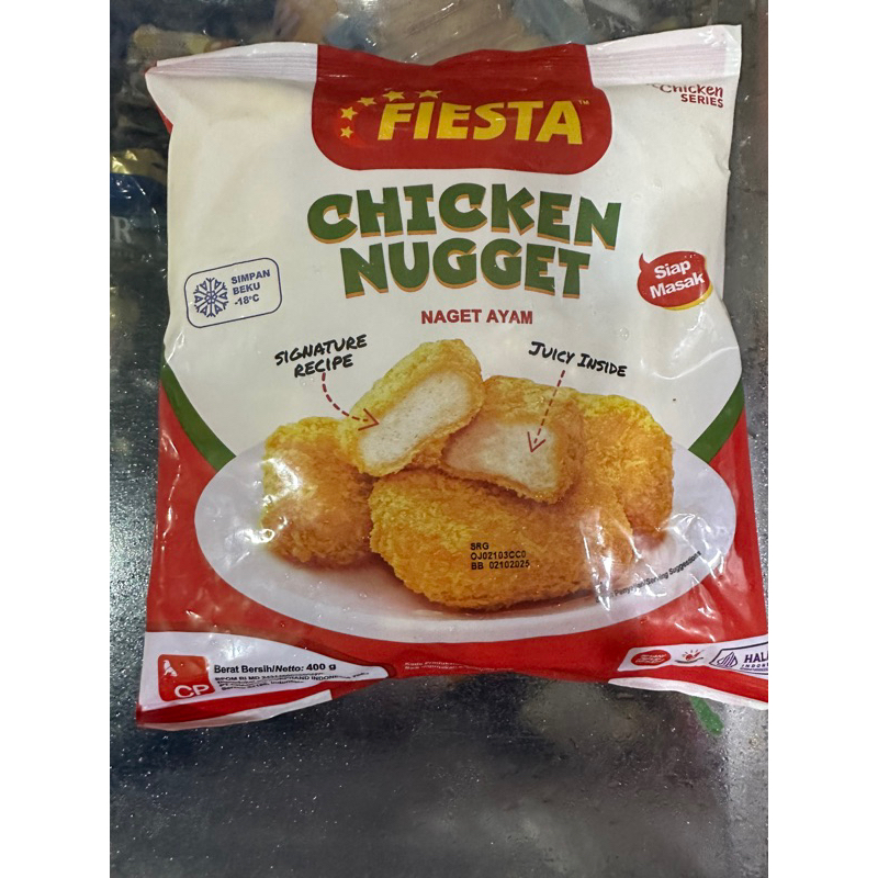 

fiesta chicken nuget 400 gr