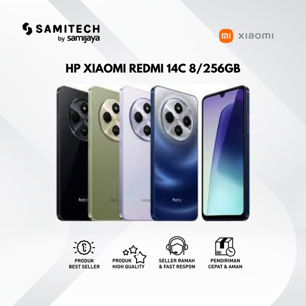 HP XIAOMI REDMI 14C 8/256GB RAM 8 PENYIMPANAN 256GB