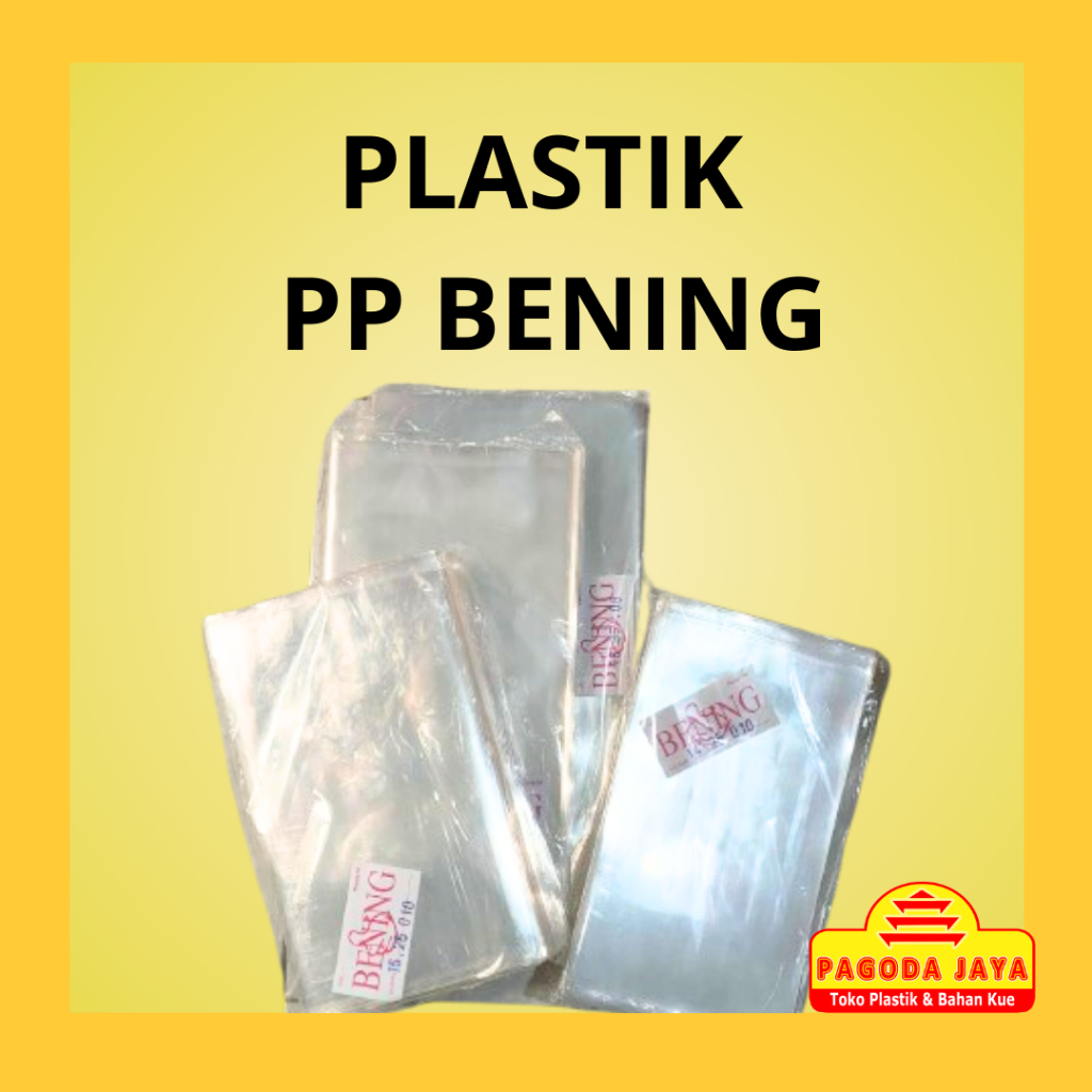 PLASTIK PP MEREK BENING TEBAL 010