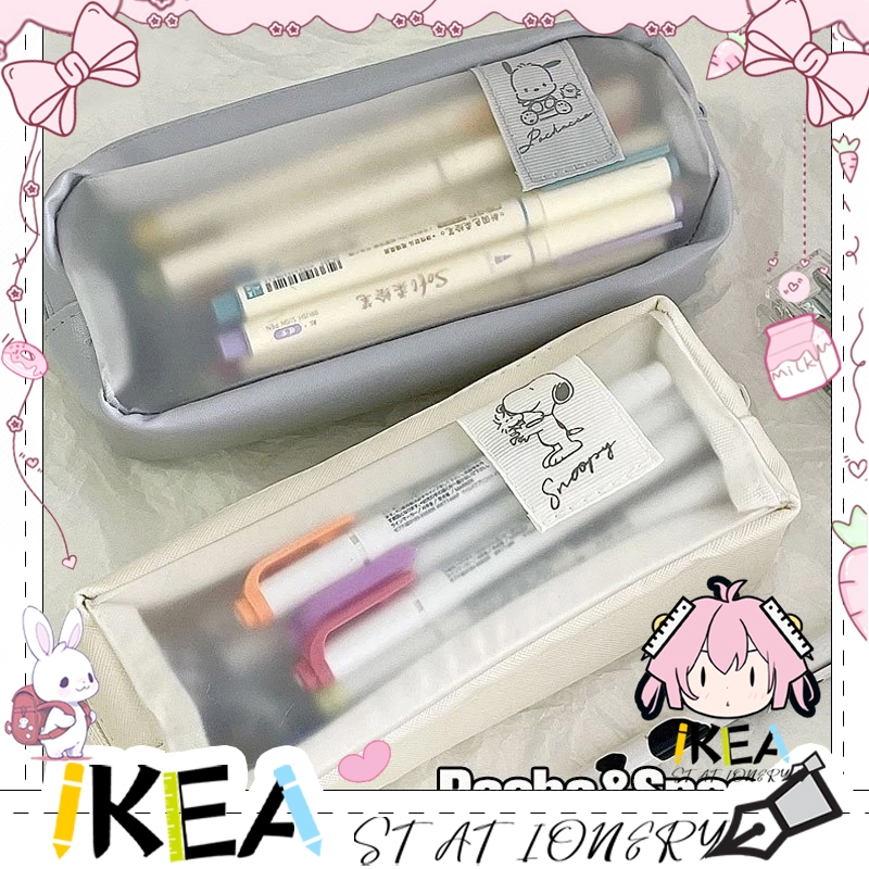 

IKEA-Kotak Pensil Snoopy & Cute Large Capacity Pencil Case/pensil pouch/tempat pensil aesthetic