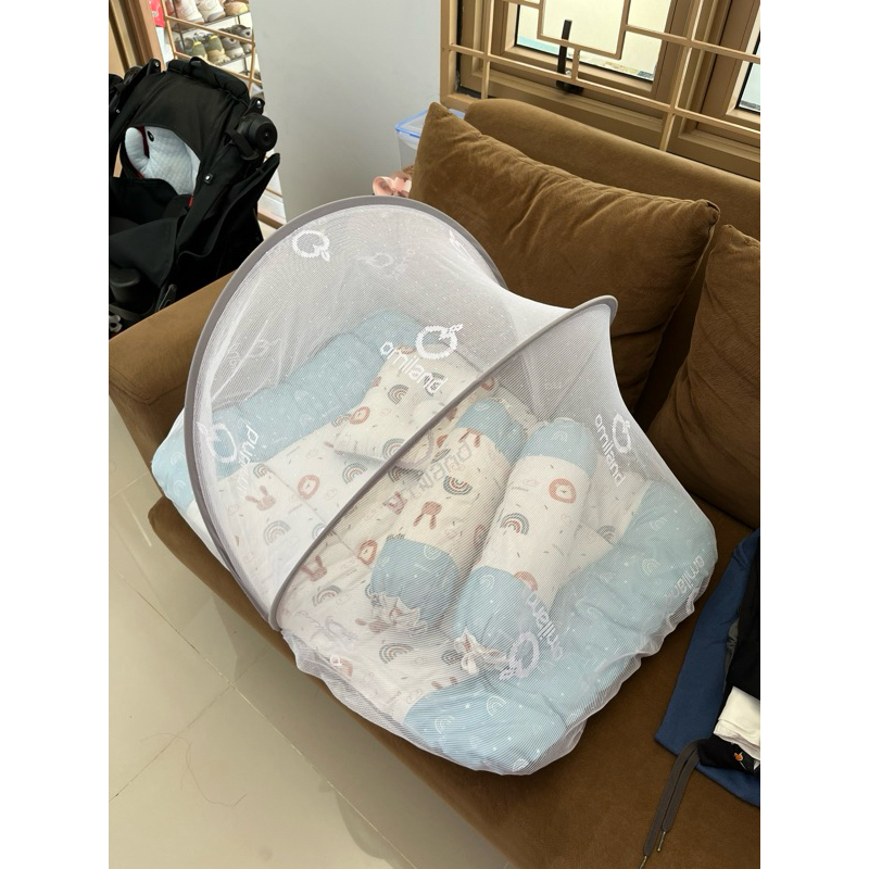 omiland baby matrass | kasur bayi | tudung anti nyamuk