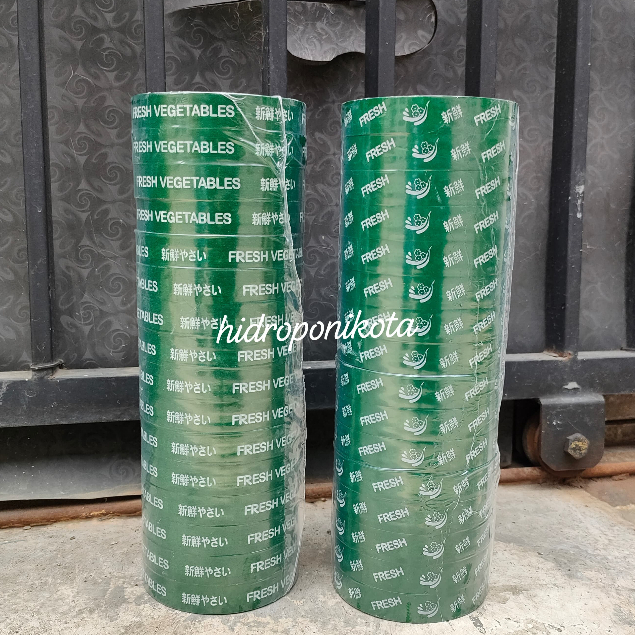 

1 Slop(16 pc) / Lakban Fresh & Fresh Vegetable(18mm x 50 m) ORI Merk DAIMARU - Isolasi Sayur&Buah