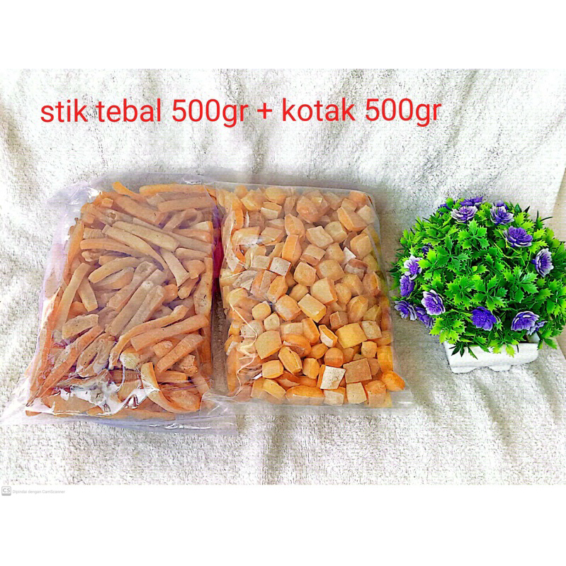 

stik tebal 500gr+dadu 500gr