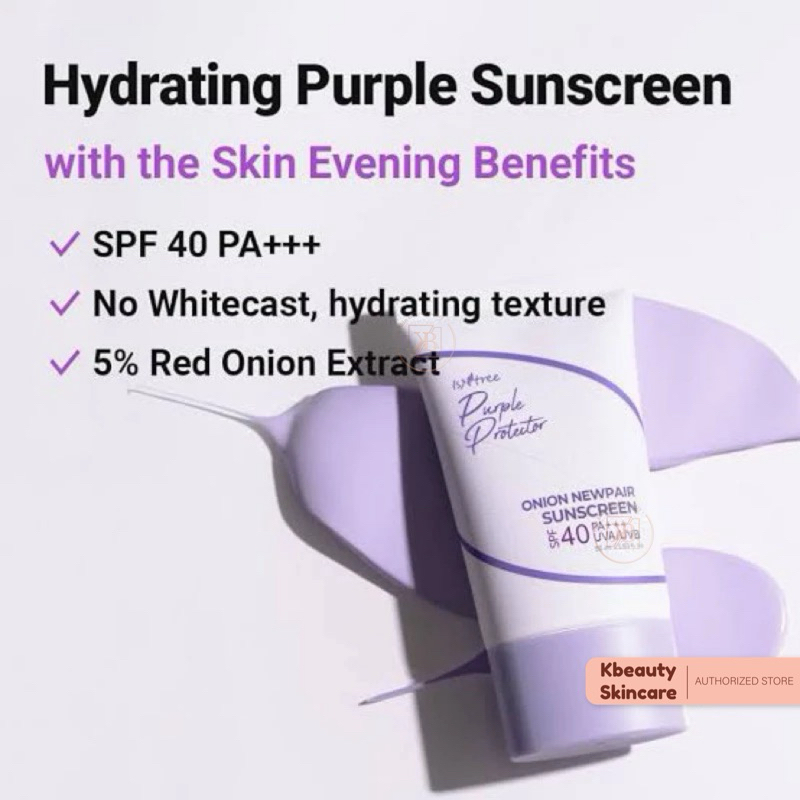 isntree onion newpair sunscreen 50ml