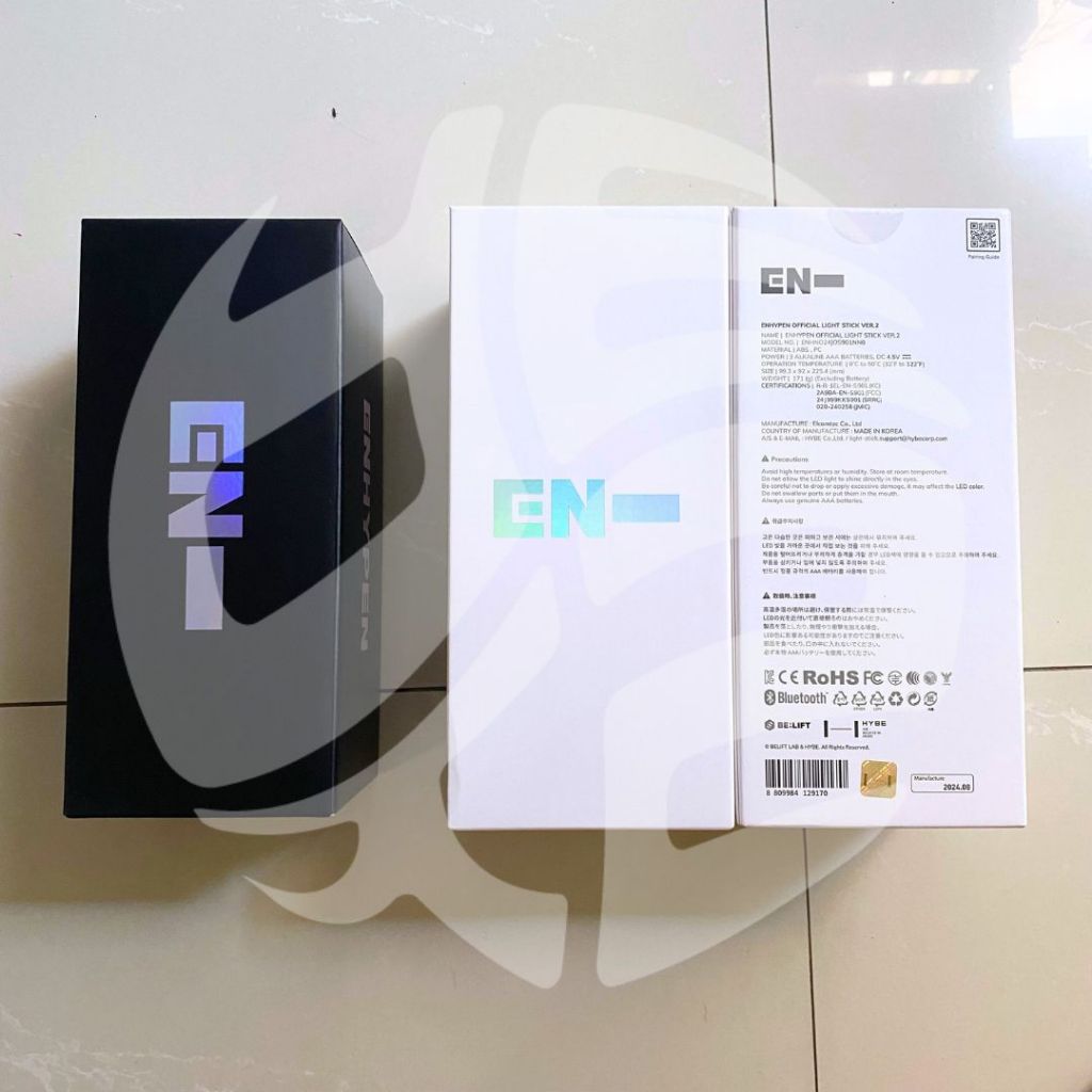 [READY] Enhypen Lightstick Versi 1 / Versi 2 Version Official New Fullset Sealed dari Weverse Shop