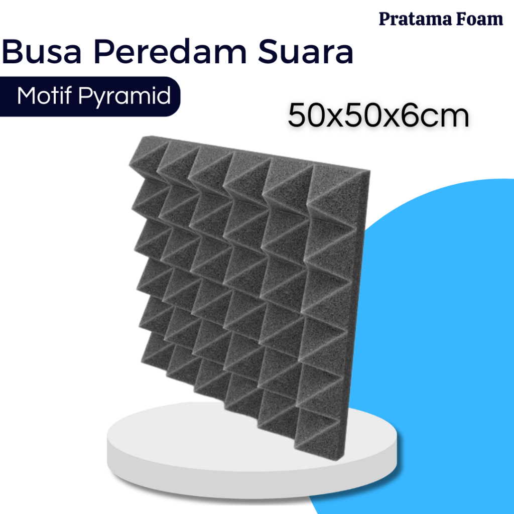 Busa Peredam Suara Ruangan Pyramid - Peredam Suara Ruangan Musik Studio