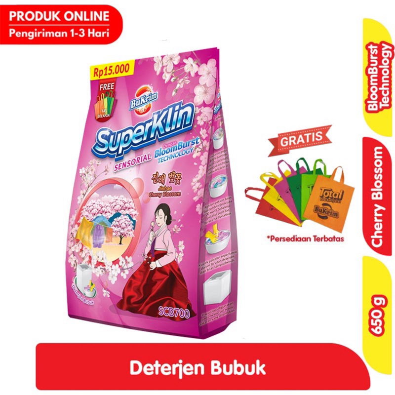 BUKRIM SUPERKLIN SENSORIAL DETERJEN BUBUK