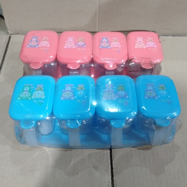 1 SET 4PCS Tempat bumbu - bumbu dapur KITCHENWARE / 4 Tempat bumbu Hommy Delia 2102 Warna Bervariasi