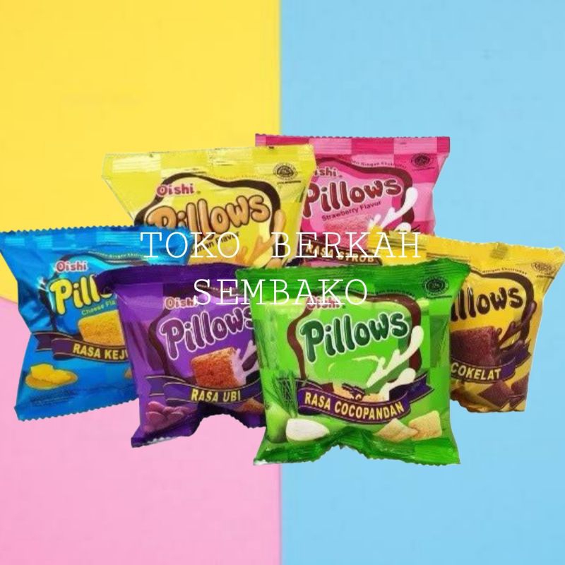 

(RENCENG) Oishi PILLOWS Snack Aneka Rasa 6gr Isi 10pcs