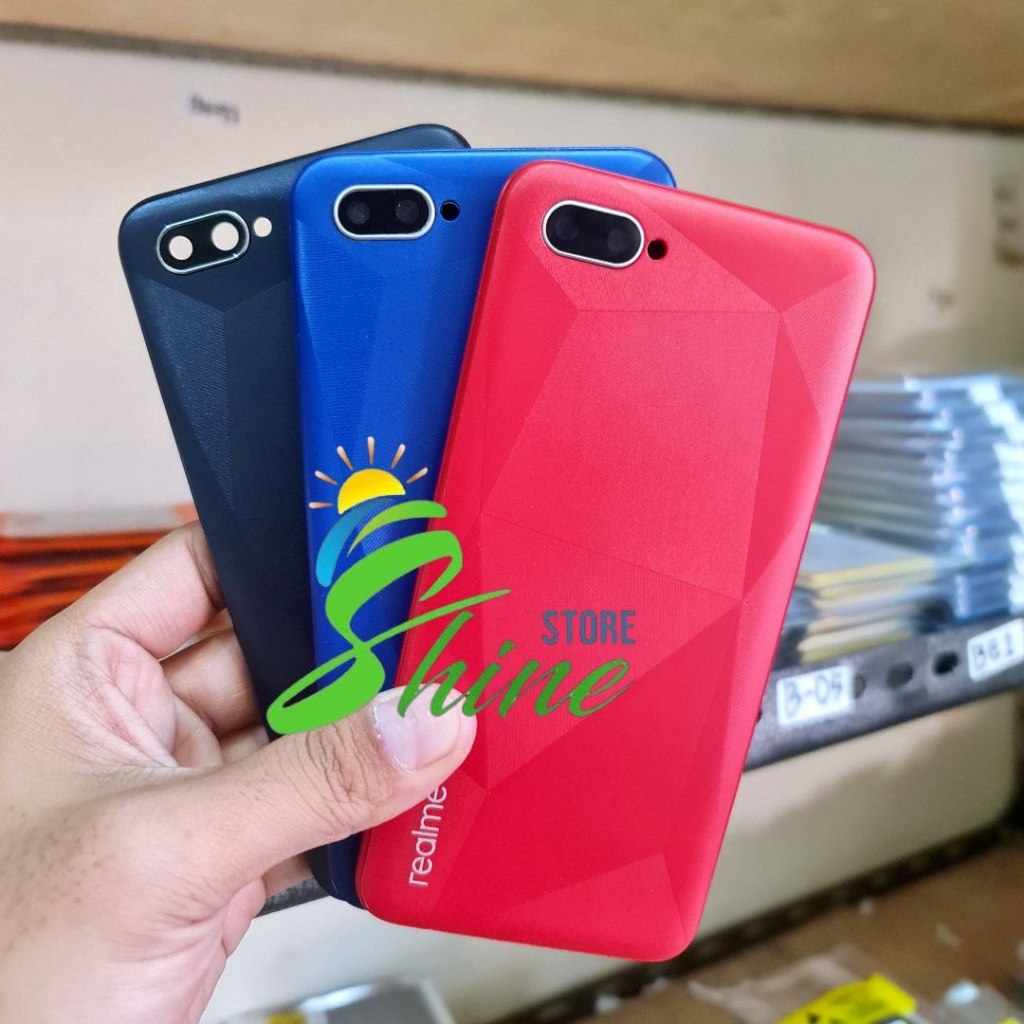 Backdoor Tutup Belakang Housing HP Realme C2 RMX1941 RMX1945 Back Cover Casing Kesing Rilmi C2