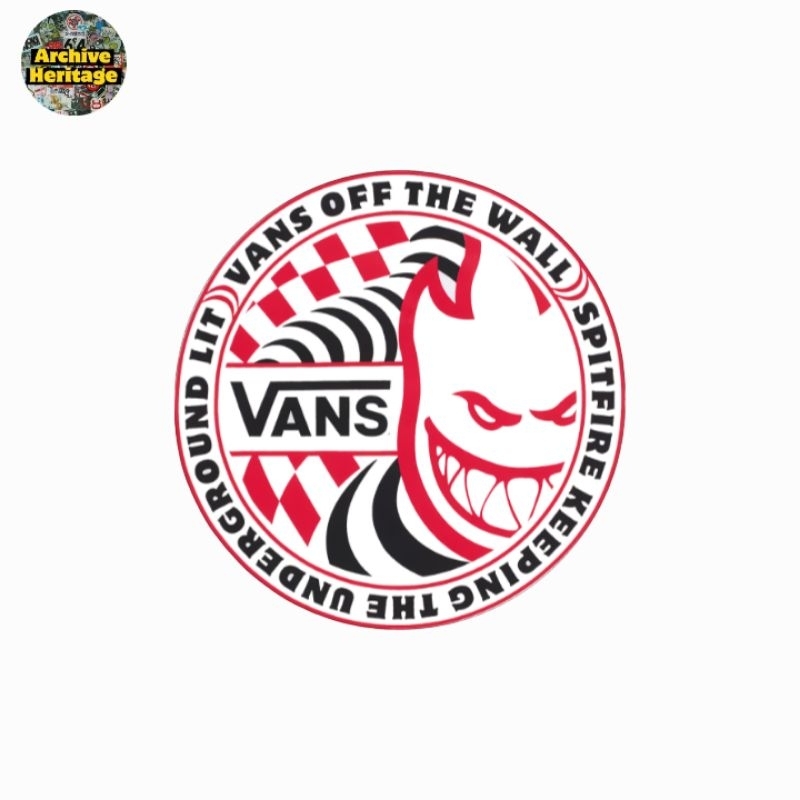 

sticker Vans Spitfire Keeping the underground lite brand clothing skateboards rounded stiker
