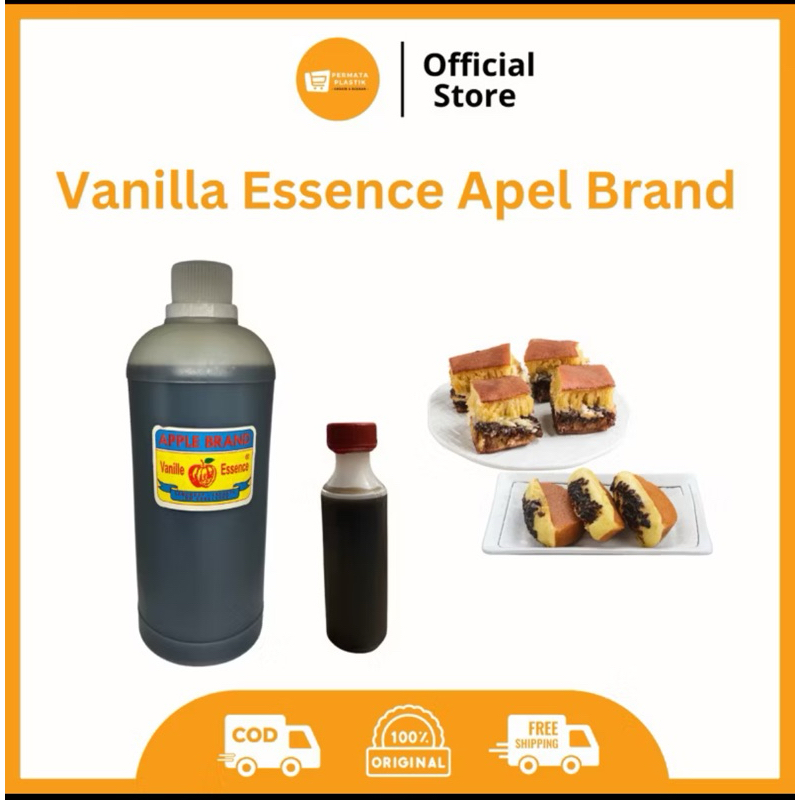 

Vanilla Essence Vanilla Super Wangi Apple Brand kurang lebih 80ml