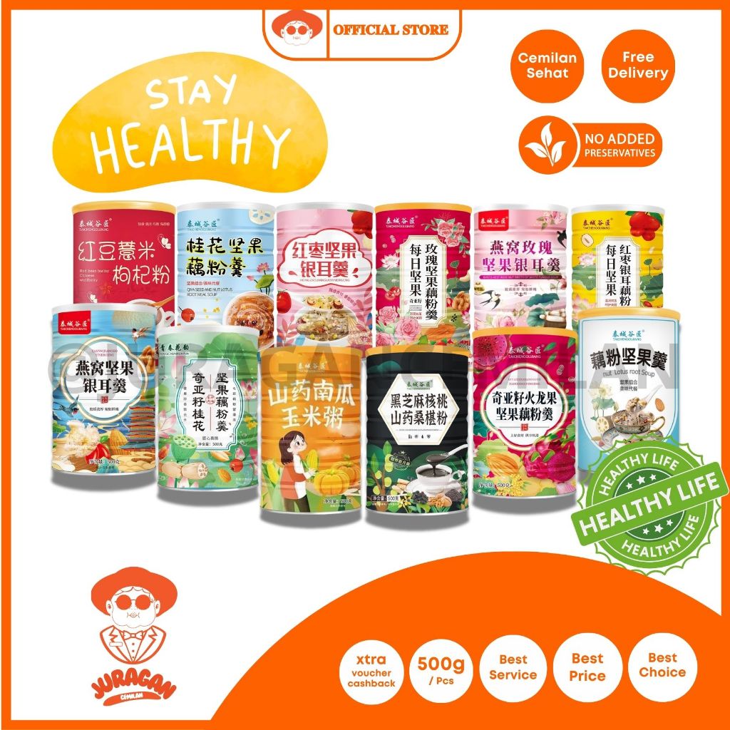 

Oufen / Ou fen Lotus Rood Powder Bubuk Akar Teratai Makanan diet sehat Premium Gold Collagen