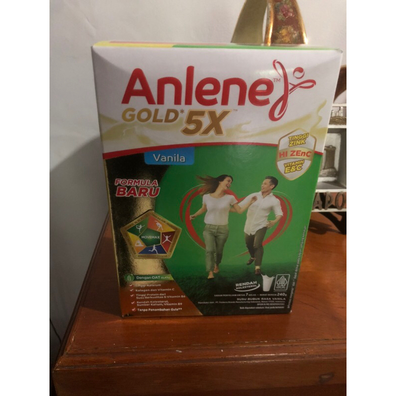 

susu anlene gold 5x 240gram vanilla