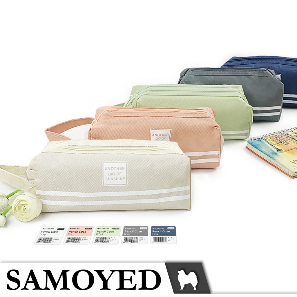 

Tempat / Kotak Pensil / Alat Tulis / Kosmetik / Dompet Kain Kanvas / Stationery / Pencil / Pen / Cosmetic / Travel Case / Box / Pouch Canvas Samoyed PCMI-01