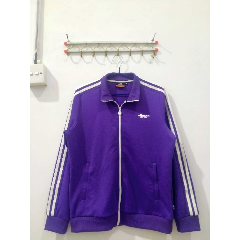 tracktop Ellesse Ungu list putih