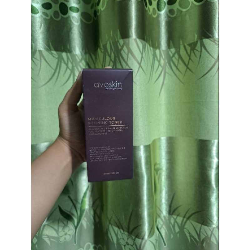 Avoskin miraculous refining toner exfo
