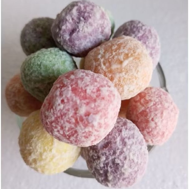 

KUE GABUS MANIS BOLA WARNA PELANGI 100gr