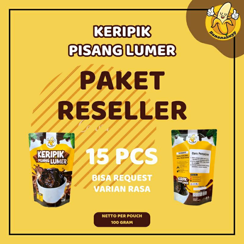 

PAKET RESELLER KERIPIK PISANG LUMER BY BANANAKUYY | BANANA CHIPS