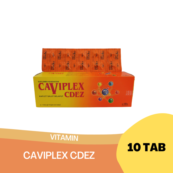 CAVIPLEX CDEZ KAPLET MULTIVITAMIN 10TAB/STRIP