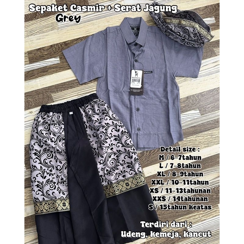 SET BAJU ADAT/BAJU SEKOLAH ANAK COWOK UMUR 6-15 TH BALI