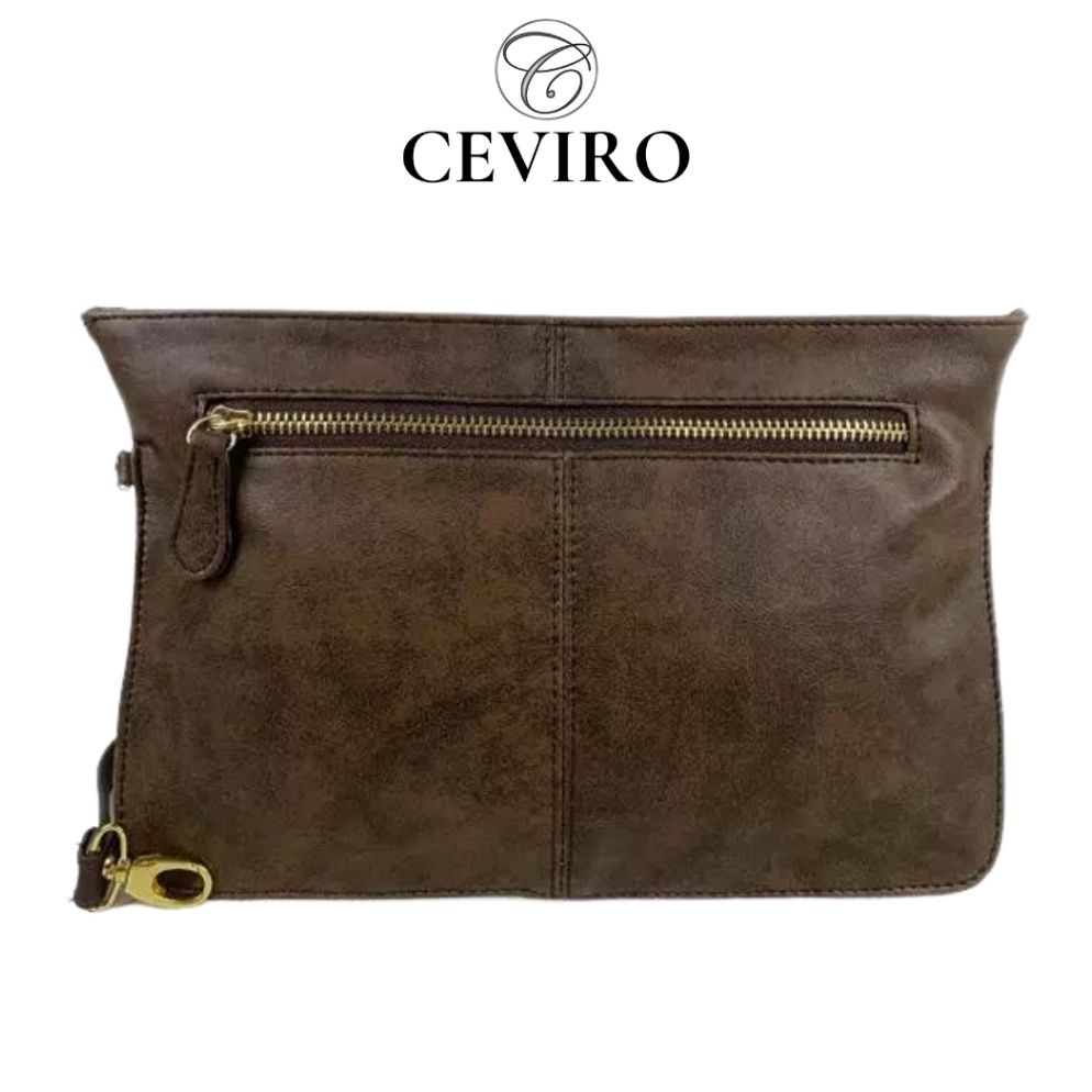 ART A75C CEVIRO Dompet Kulit Pria Dan Wanita Ceviro Ueno Clutch Paling Terbaru Original